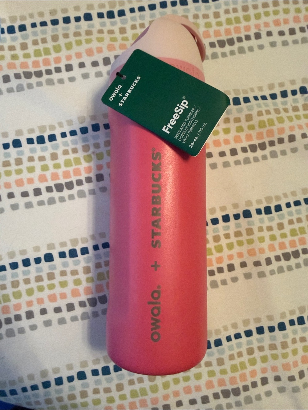 LIMITED EDITION Starbucks x Owala 🍓Pink FreeSip Insulated Bottle